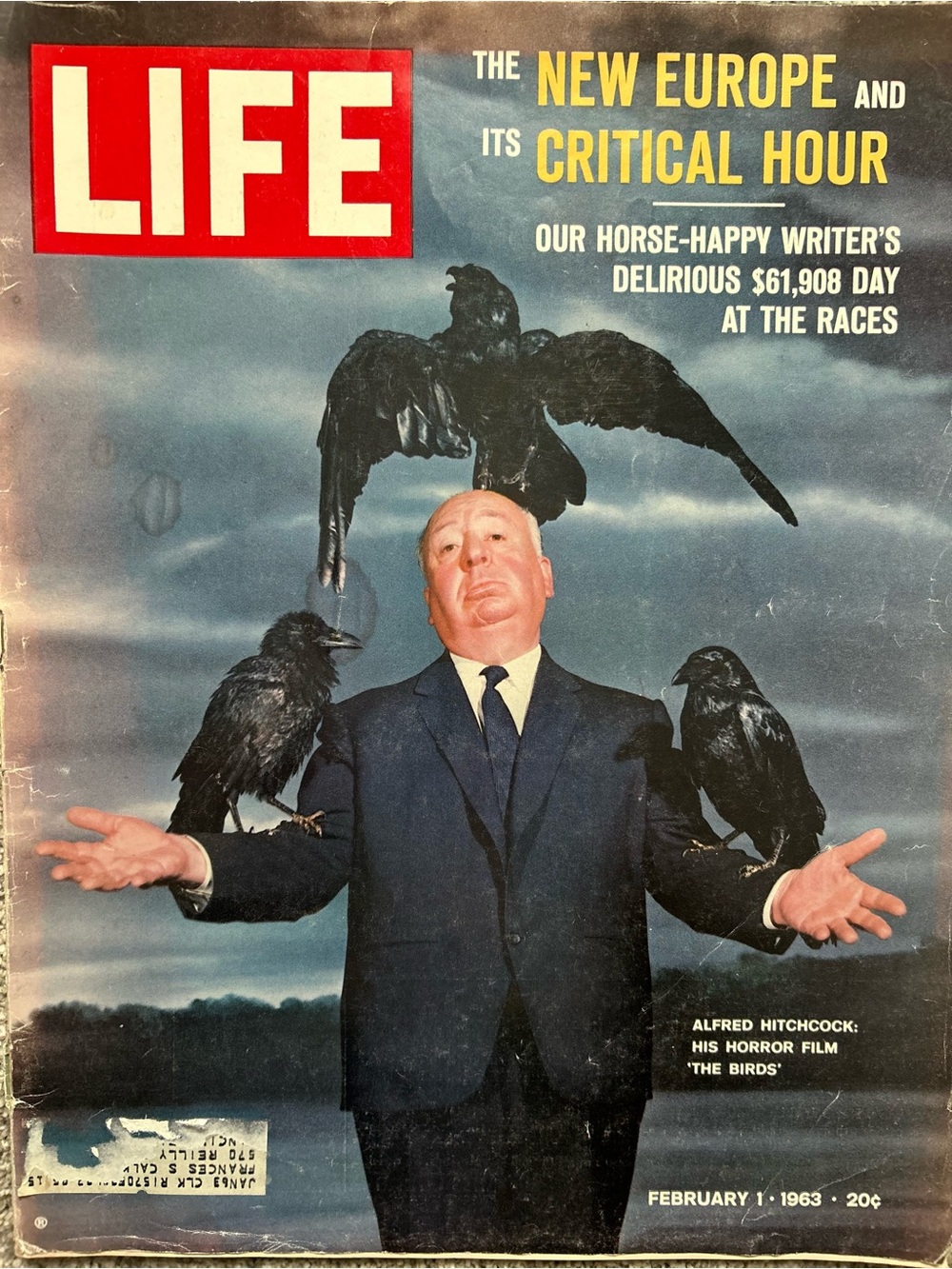 1963 Life Magazine Featuring Alfred Hitchcock-The Birds